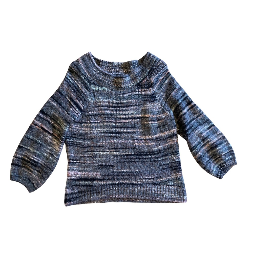 Fisherman Cottagecore Express Wool Blend Chunky Knit Sweater Pullover Womens Med